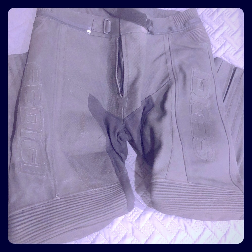 Sedici Leather Rider Pants